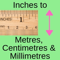 1 meter to inches