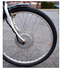 powered bicycle wheel